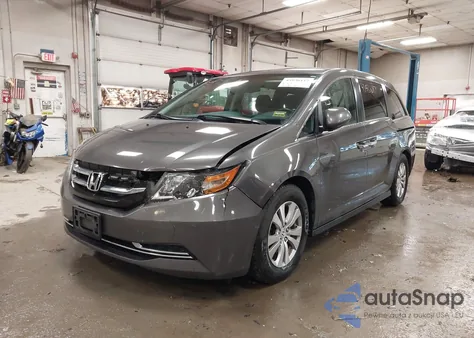 2016 Honda Odyssey Ex-L from USA, damaged, VIN 5FNRL5H68GB084567
